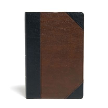 Picture of KJV Large Print Personal Size Reference Bible, Brown/Black Leathertouch Indexed
