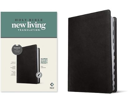 Picture of NLT Super Giant Print Bible, Filament Enabled Edition (Red Letter, Leatherlike, Black, Indexed)