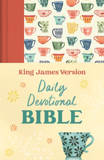 Picture of The Daily Devotional Bible KJV [Tangerine Tea Time]
