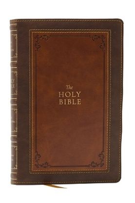Picture of 1611 KJV with Apocrypha, Brown Leathersoft