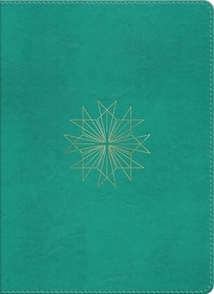 Picture of ESV Single Column Journaling Bible (Trutone, Teal, Resplendent Cross Design)