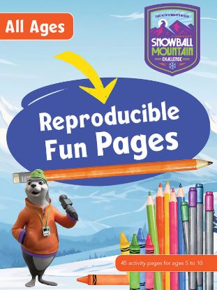 Picture of VBS 2026 Snowball Mountain Challenge All Ages Reproducible Fun Pages