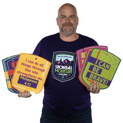 Picture of VBS 2026 Snowball Mountain Challenge Decorating Mobiles (Pkg of 6)