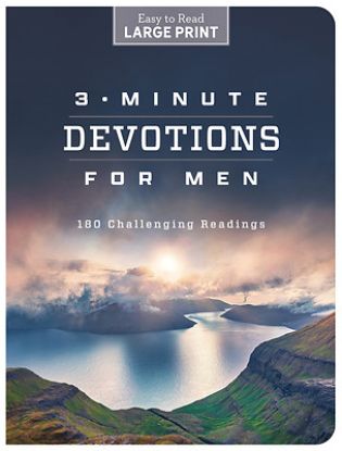 Picture of 3-Minute Devotions for Men Large Print