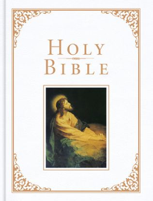 Picture of KJV Family Bible, White Imitation Leather-Over-Board