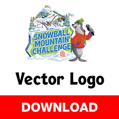 Picture of VBS 2026 Snowball Mountain Challenge High-Resolution Logo Download
