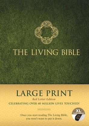Picture of The Living Bible Large Print Red Letter Edition