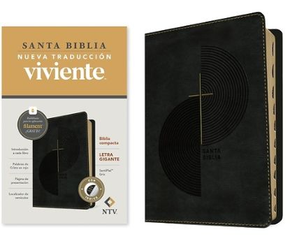 Picture of Biblia Compacta Ntv, Letra Gigante Con Filament (Sentipiel, Gris, Índice, Letra Roja)