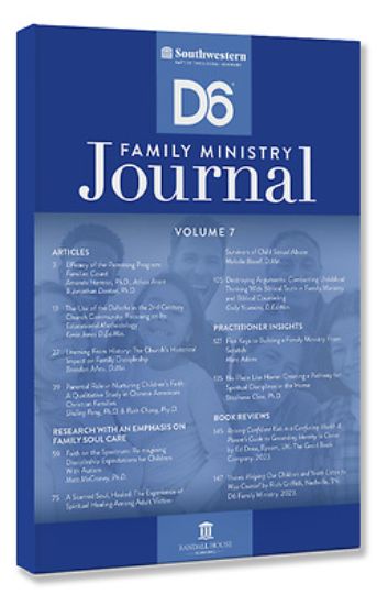 Picture of Southwestern D6 Family Ministry Journal