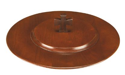 Picture of Maple Communion Tray Cover - Walnut Finish