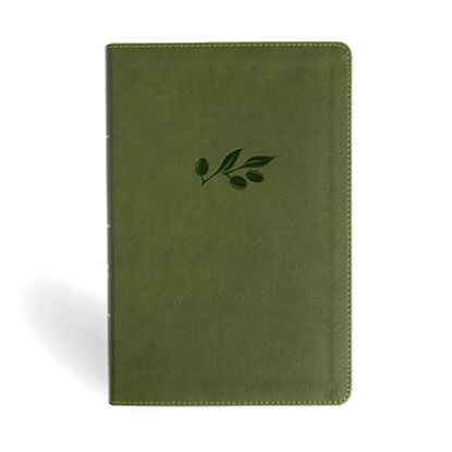 Picture of NASB Personal Size Giant Print Bible, Olive Leathertouch, Indexed