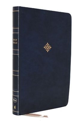 Picture of Nkjv, Thinline Bible, Large Print, Leathersoft, Blue, Comfort Print