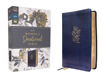 Picture of Niv, Women's Devotional Bible, Leathersoft, Navy, Comfort Print