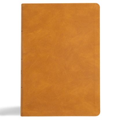 Picture of CSB Super Giant Print Reference Bible, Digital Study Edition, Camel Suedesoft Leathertouch