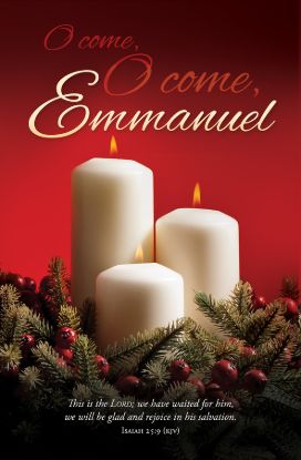 Picture of O come, O come, Emmanuel Christmas Bulletin