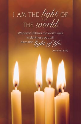 Picture of Tenebrae I am the Light of the World Bulletin