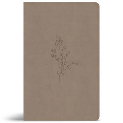 Picture of CSB Thinline Reference Bible, Digital Study Edition, Earth Suedesoft Leathertouch