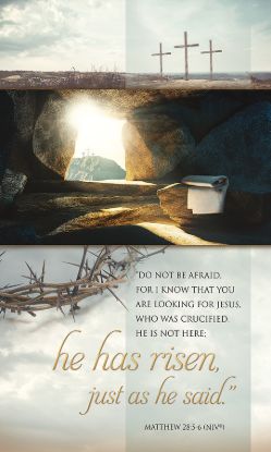 Picture of He Has Risen Easter 3' x 5' Banner