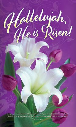 Picture of Hallelujah He is Risen! Easter 3' x 5' Fabric Banner
