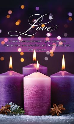 Picture of Banner Love a New Commandment Advent 3 x 5 Vinyl