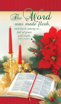 Picture of Banner The Word Was Made Flesh 3 x 5 Fabric