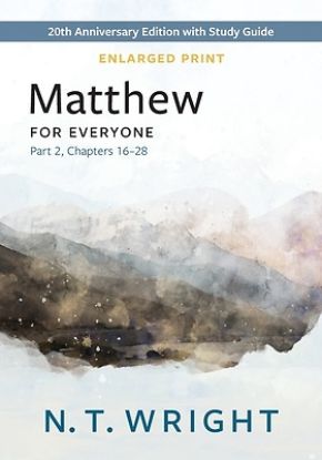 Picture of Matthew for Everyone, Part 2, Enlarged Print