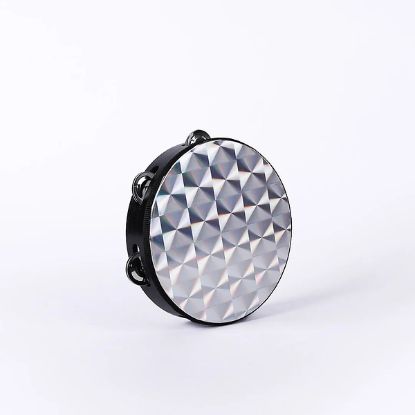 Picture of Silver Starburst Single Row Tambourine - 8"