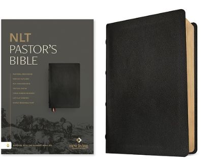 Picture of NLT Pastor's Bible, Filament Enabled (Genuine Leather, Black, Red Letter)