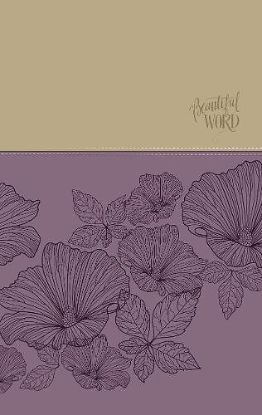 Picture of NIV, Beautiful Word Coloring Bible, Large Print, Imitation Leather, Purple/Tan