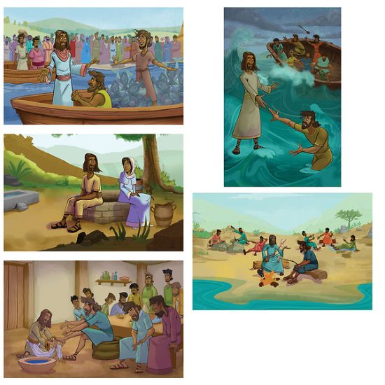 Picture of VBS 2027 On the Boardwalk Bible Story Poster Pack