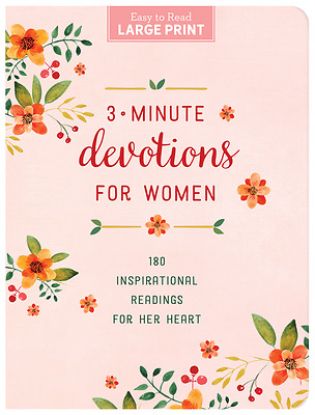 Picture of 3-Minute Devotions for Women Large Print