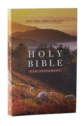 Picture of NKJV Super Giant Print New Testament, Softcover, Red Letter, Comfort Print