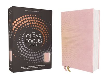 Picture of Niv, Clear Focus Bible, Leathersoft, Pink