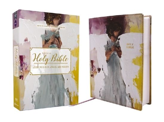 Picture of Nrsvue, Holy Bible, Anne Neilson Fine Art Series, Leathersoft, Multi-Purple, Comfort Print