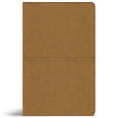 Picture of CSB Thinline Reference Bible, Digital Study Edition, Camel Suedesoft Leathertouch