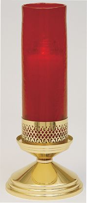 Picture of Koleys K498 Crackled Glass Sanctuary Lamp