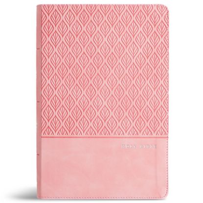 Picture of CSB Personal Size Giant Print Bible, Optimal Type, Digital Study Edition, Pink Leathertouch