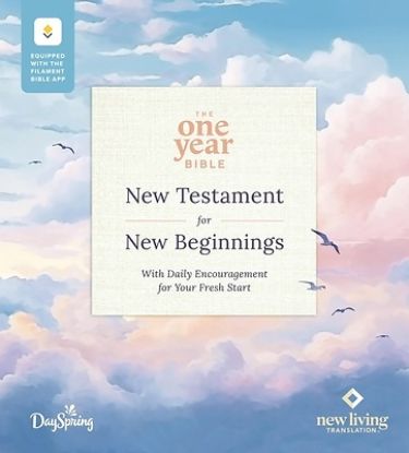 Picture of The One Year Bible New Testament for New Beginnings by Dayspring Nlt, Filament Enabled (Softcover)