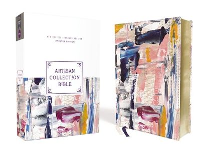 Picture of NRSVue, Artisan Collection Bible, Leathersoft, Multi-Color/Blue, Comfort Print