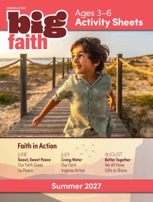 Picture of Cokesbury Kids Big Faith Summer 2027 Activity Sheets Ages 3-6