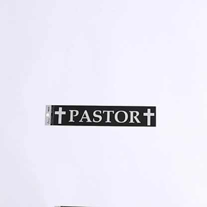 Picture of Pastor Chrome Window Decal - Pack of 6