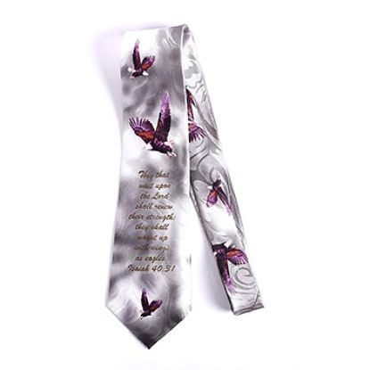 Picture of Mount Up with Wings Dark Grey Tie