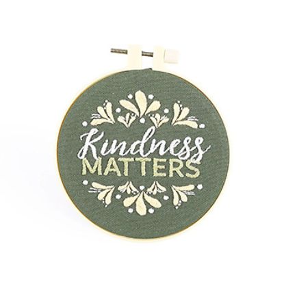 Picture of Embroidery Kit - Kindness Matters 10CM