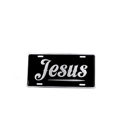 Picture of Autotag Jesus Silver