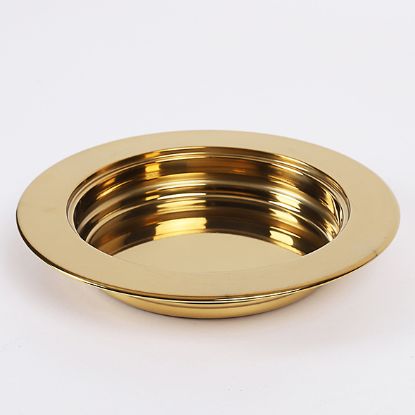 Picture of Communion Bread Plate Ss Gold