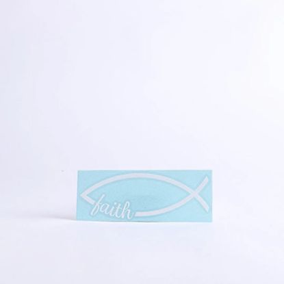 Picture of Decal Vinyl Fish Faith