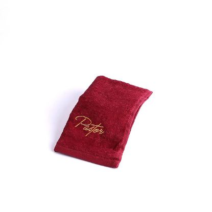 Picture of Pastor Towel Pastor Burgundy Cotton