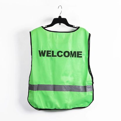 Picture of Safety Vest Welcome Green Extra Large