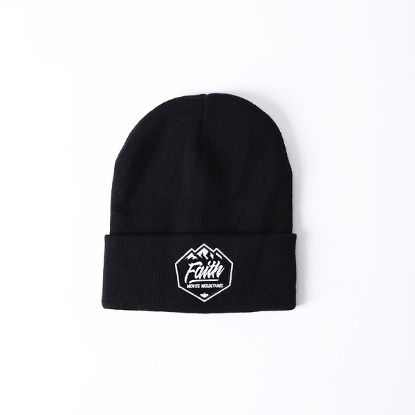 Picture of Beanie Black Faith Moves Mountains