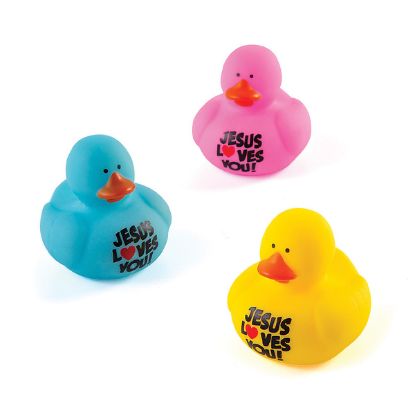 Picture of Rubber Ducks Jesus Loves Me PK12